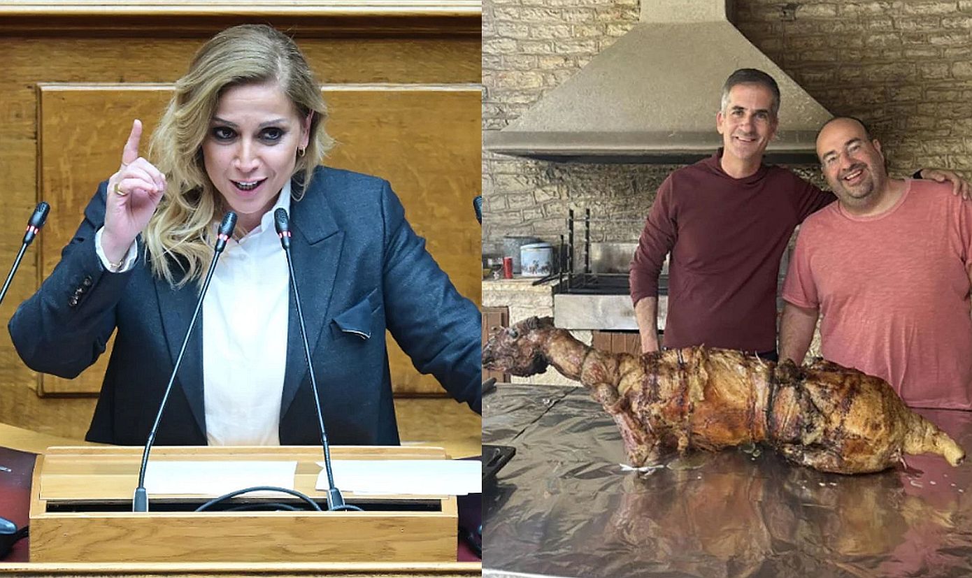 Η Ραλλία Χρηστίδου έκανε δημόσια κριτική στον Κώστα Μπακογιάννη που πόζαρε για το Πάσχα μπροστά σε ψημένο οβελία