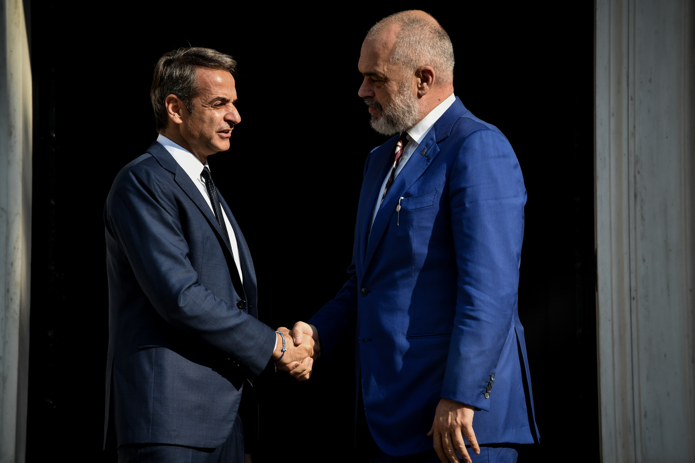 Σήμερα το τετ α τετ του Κυριάκου Μητσοτάκη με τον Έντι Ράμα στο Μέγαρο Μαξίμου