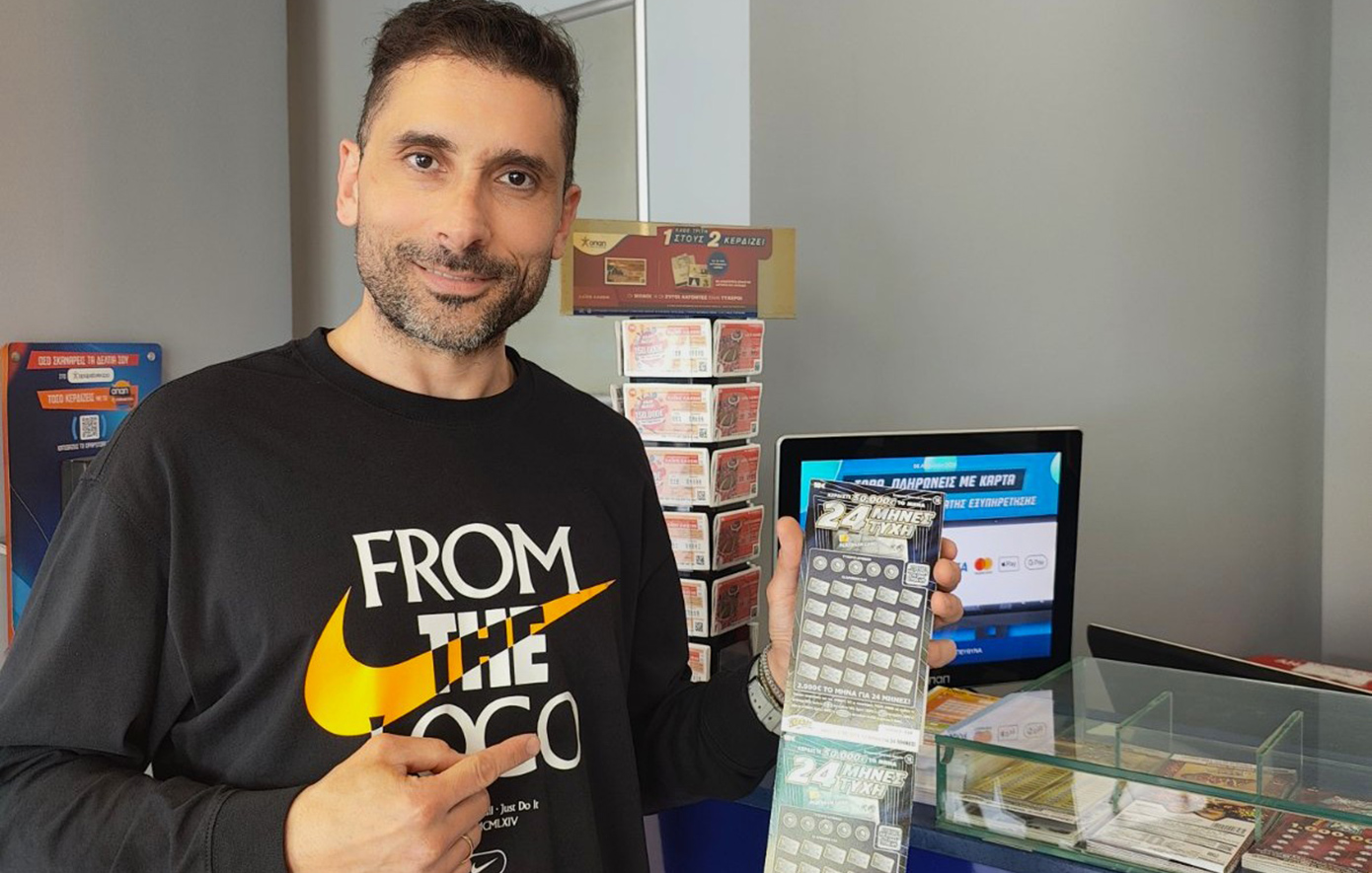 ΣΚΡΑΤΣ: Μεγάλος νικητής σε κατάστημα Allwyn της Πάτρας