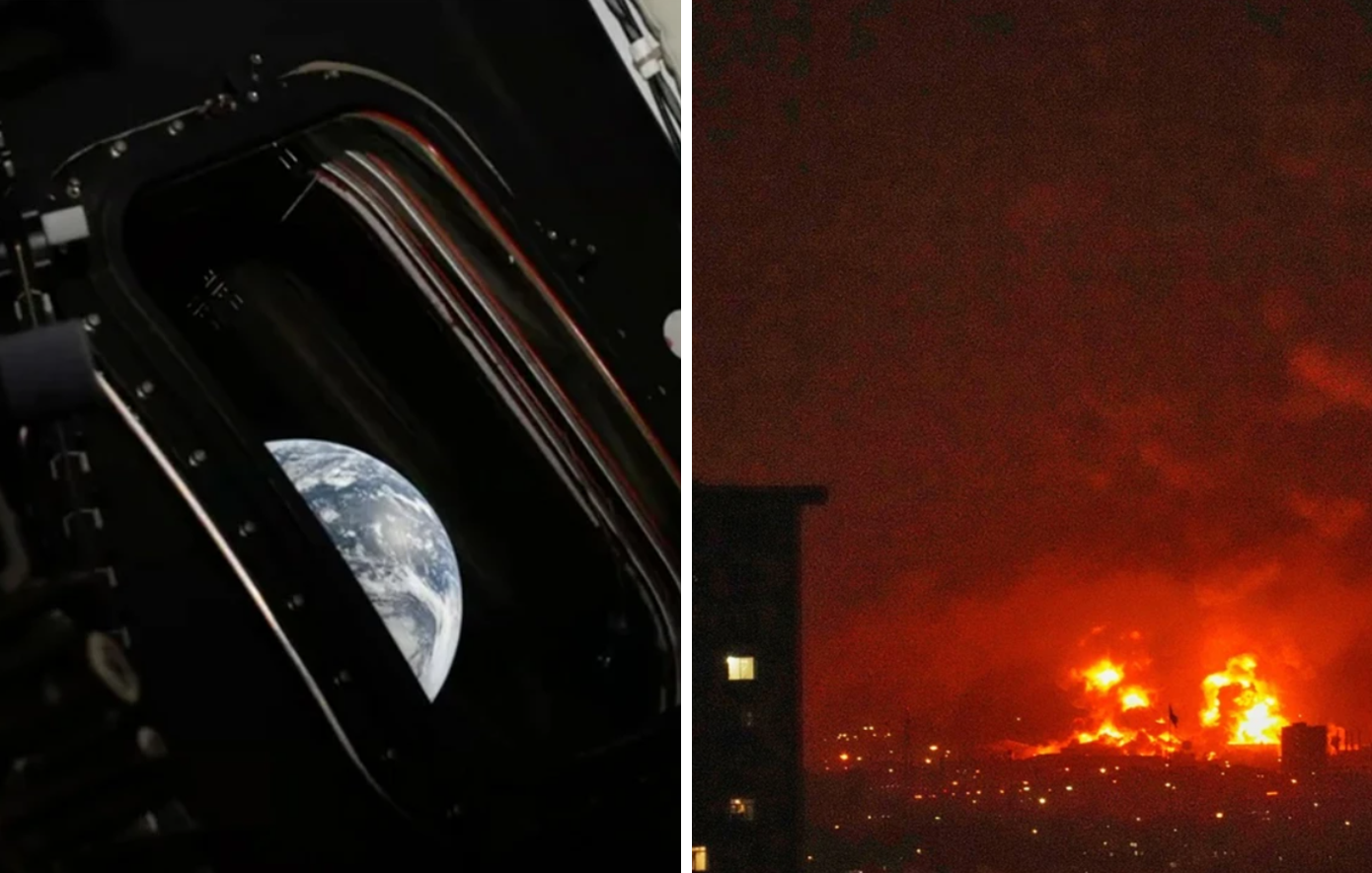 Από τη Σελήνη στη σκιά πολέμου: Η «ενωμένη» Γη από το διάστημα και η ένταση που κλιμακώνεται