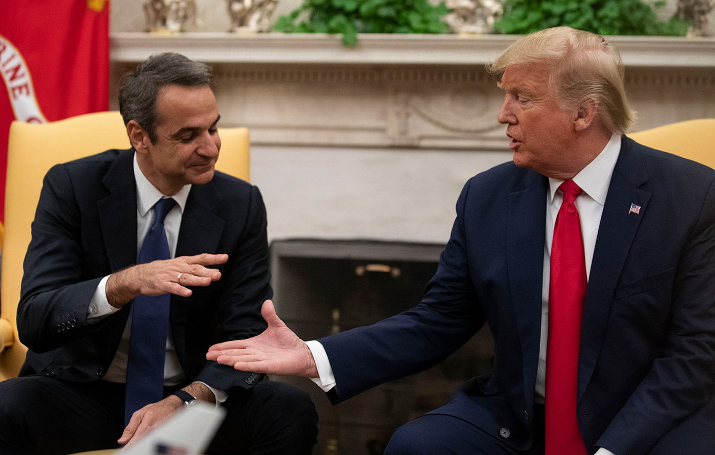 Η συνέντευξη Μητσοτάκη και τα θετικά σχόλια του Τραμπ για την Ελλάδα: Φανταστική χώρα, τρομερός τύπος