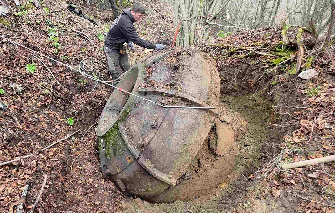 Ένας χαλύβδινος θόλος όλμου του Β΄ Παγκοσμίου Πολέμου βρήκε τη δική του θέση στο Οχυρό Λίσσε