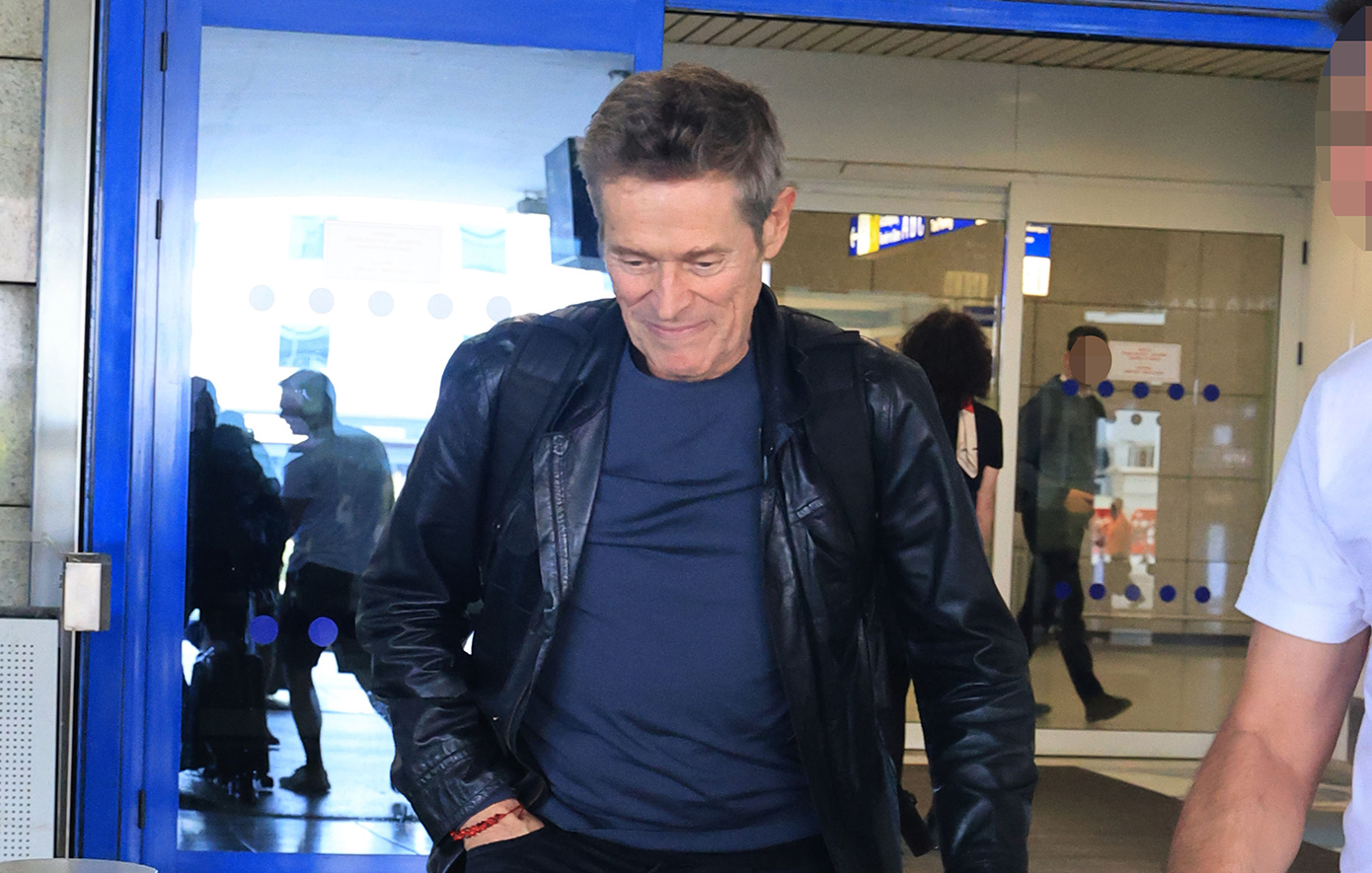Ελ. Βενιζέλος.Άφιξη Willem Dafoe Ελ. Βενιζέλος.Άφιξη Willem Dafoe