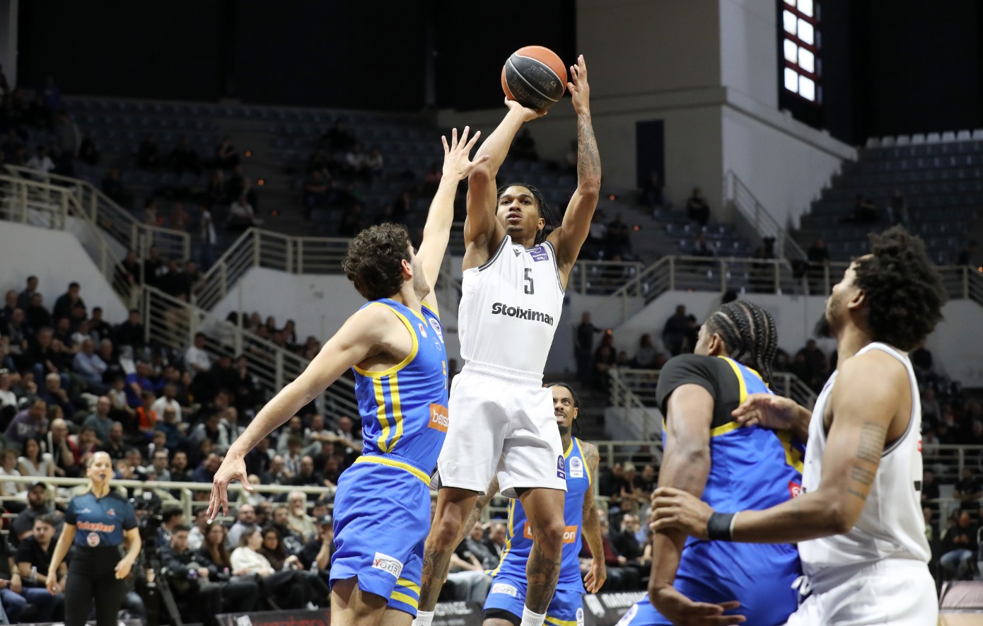 Stoiximan Basket League: Ο ΠΑΟΚ έκανε το 1-0 επί του Περιστερίου