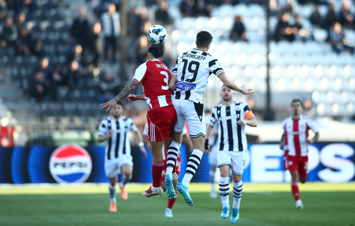 ΠΑΟΚ &#8211; Ολυμπιακός: 1-0 στο 15&#8242; ο Γερεμέγεφ