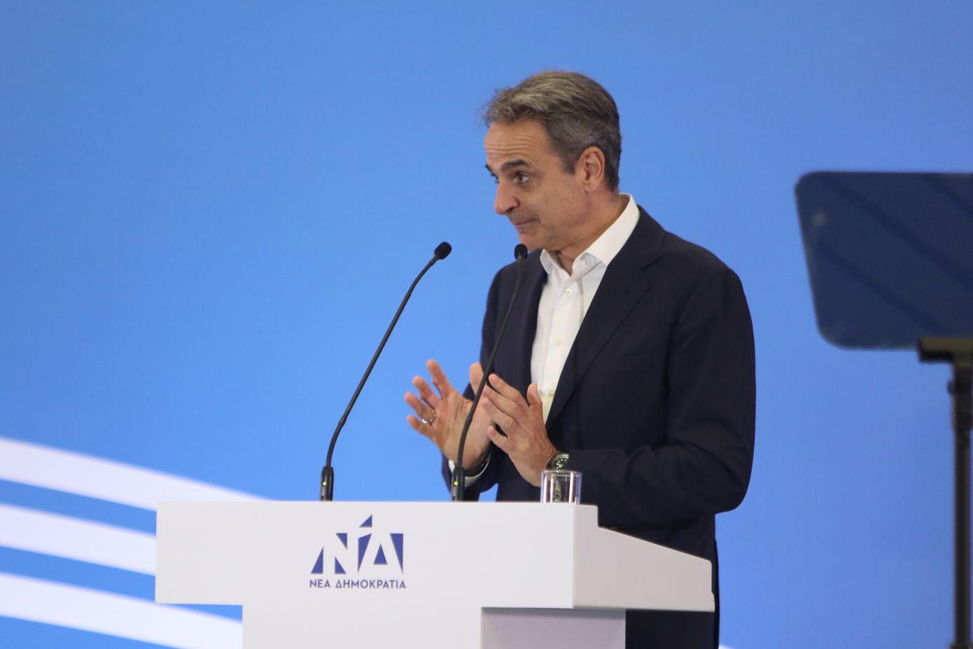Μητσοτάκης από το προσυνέδριο της ΝΔ στη Θεσσαλονίκη: Αναβαθμίζουμε με πράξεις την Άμυνα, την διπλωματία και την ενέργεια