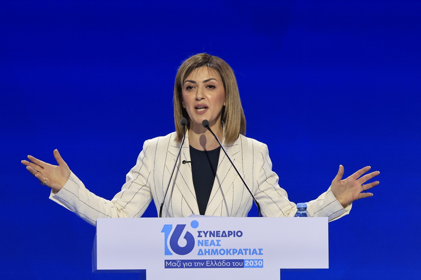 Ειρήνη Αγαπηδάκη στο 16ο Συνέδριο της ΝΔ: «Η ΝΔ είναι η παράταξη της ευθύνης, της κοινής λογικής, του καθήκοντος»