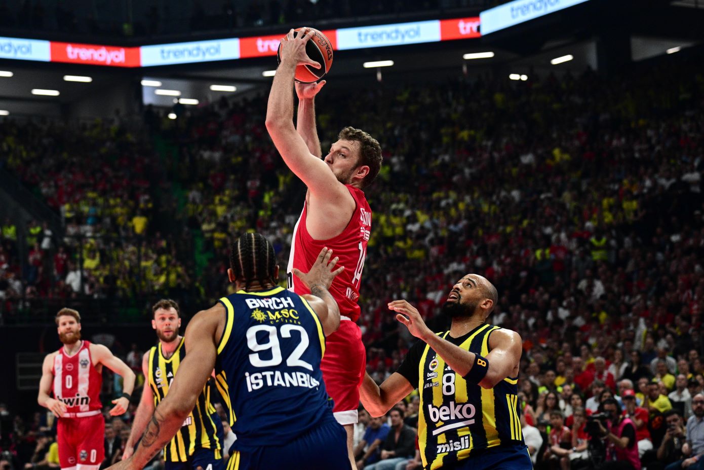 Euroleague: Τέλος πρώτου ημιχρόνου στο ΟΑΚΑ, Ολυμπιακός μπροστά με 33-24