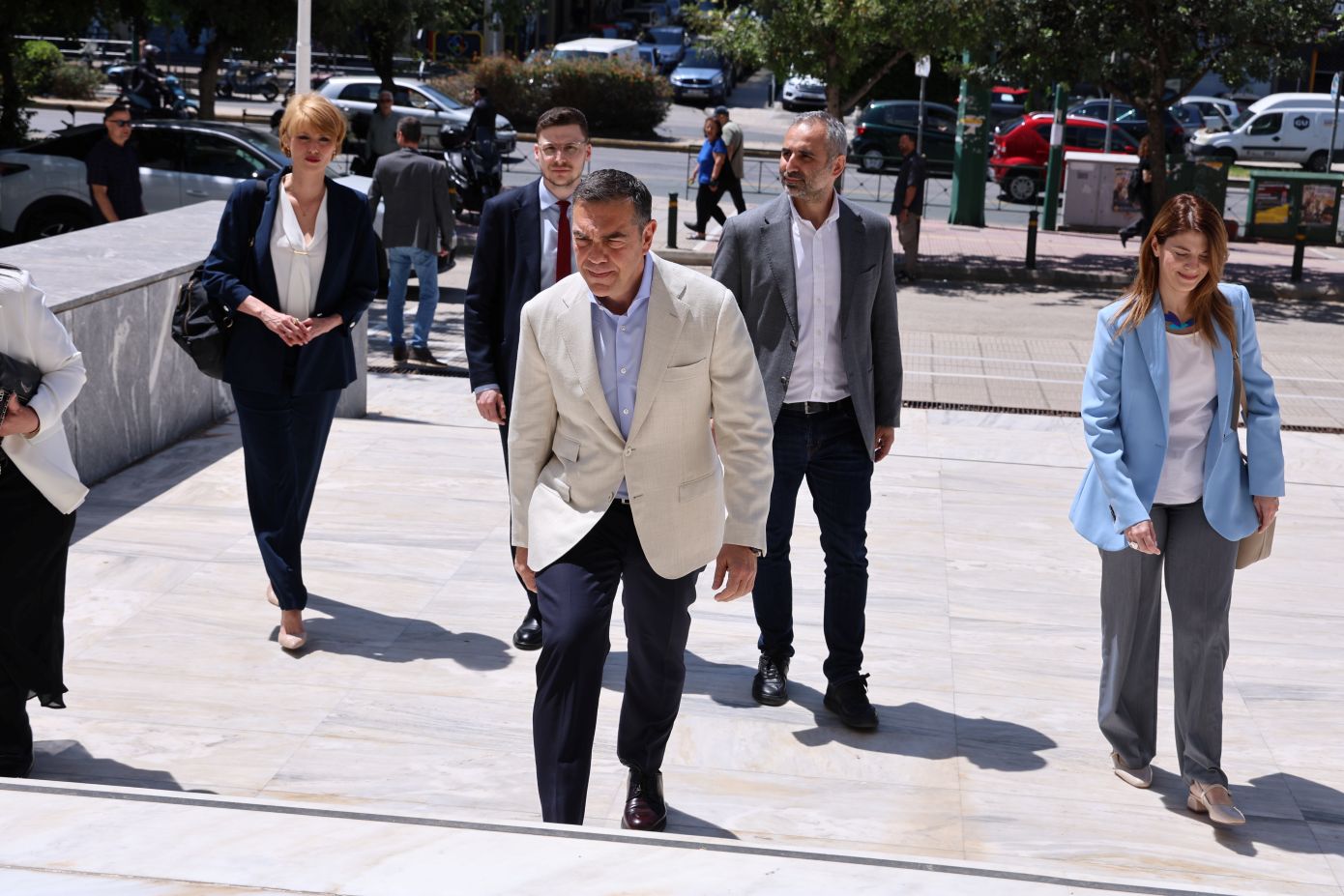Στον Άρειο Πάγο ο Αλέξης Τσίπρας &#8211; Καταθέτει την ιδρυτική διακήρυξη της ΕΛΑΣ