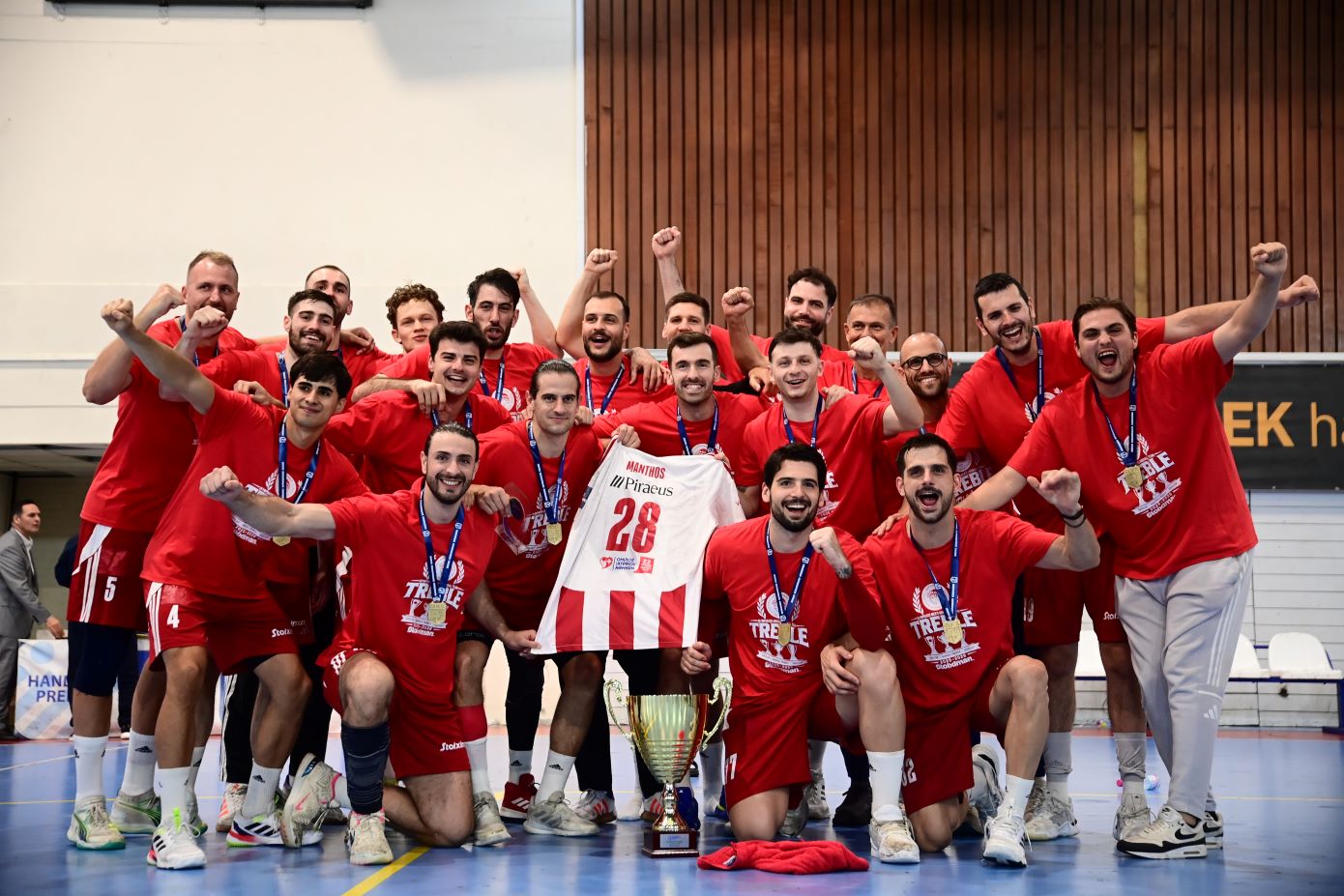 Handball Premier: Πρωταθλητής Ελλάδος ο Ολυμπιακός για τρίτη σερί χρονιά