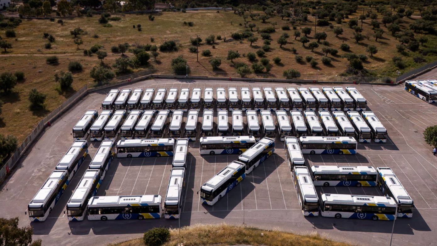 Στην Αθήνα 1.076 νέα λεωφορεία &#8211; Ανανέωση οχημάτων άνω του 80%