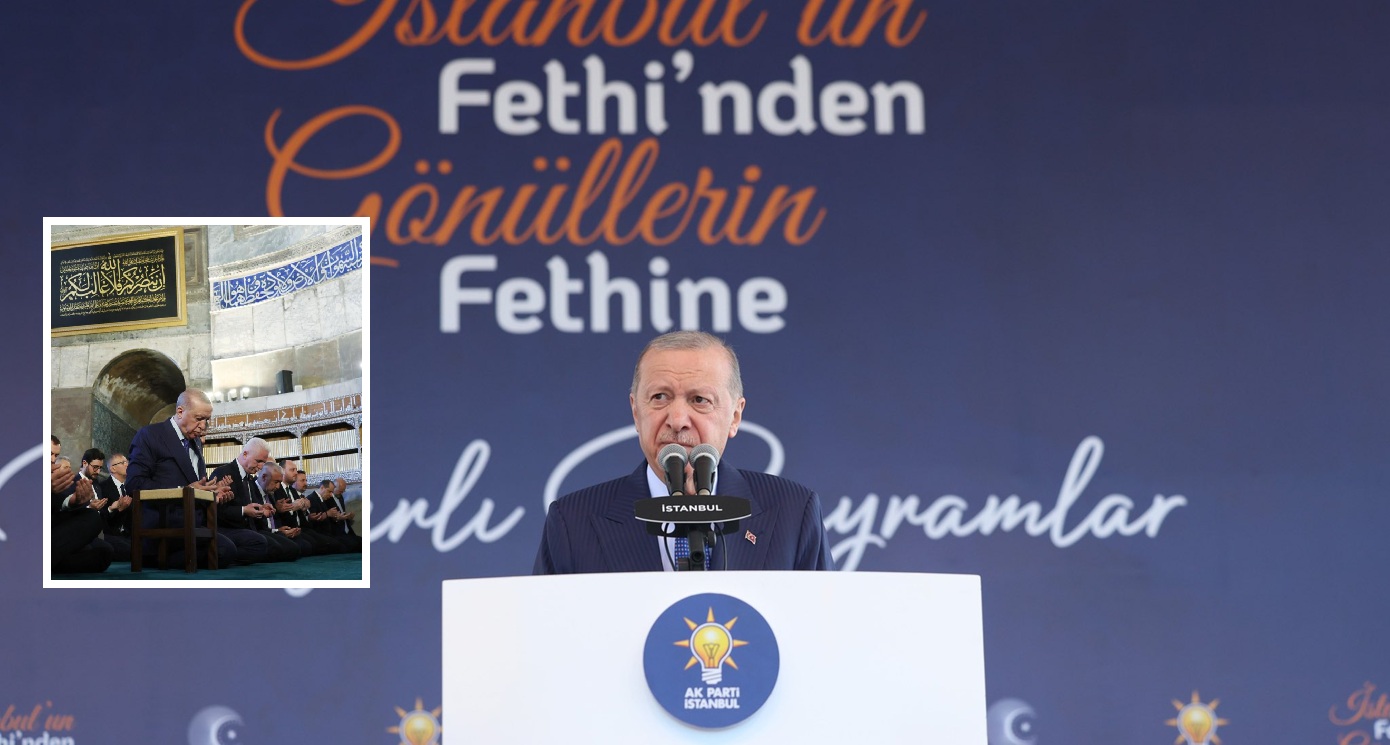 Παραλήρημα Ερντογάν: Η Κωνσταντινούπολη είναι τουρκική από το 1453 &#8211; Η Άλωση είναι η Κόκκινη Μηλιά που έφερε φως στο σκοτάδι