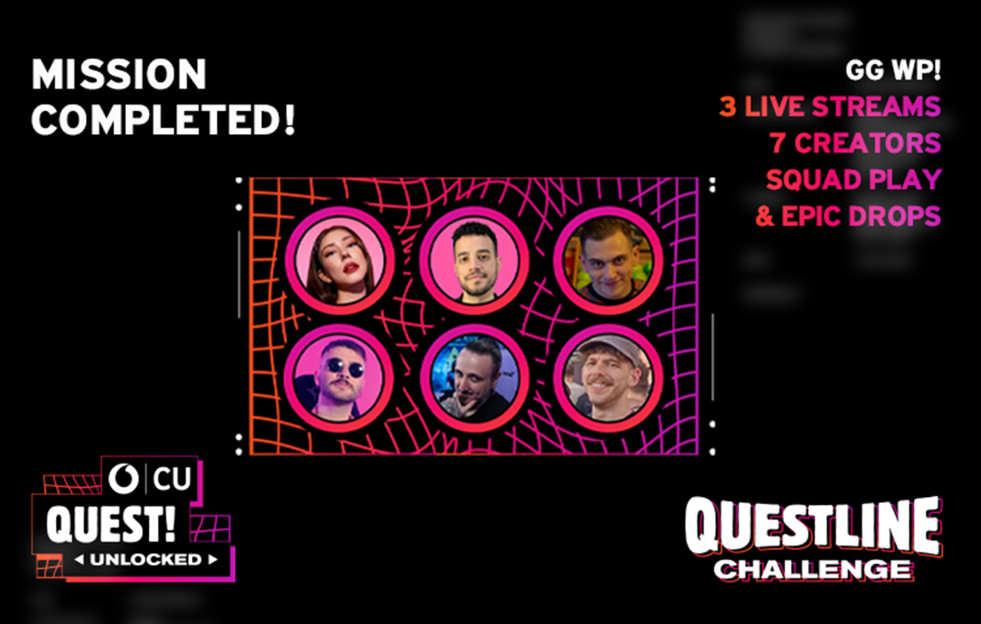CU Questline Challenge: Πάνω από 12.000 θεατές στο πρώτο Twitch contest του Vodafone CU