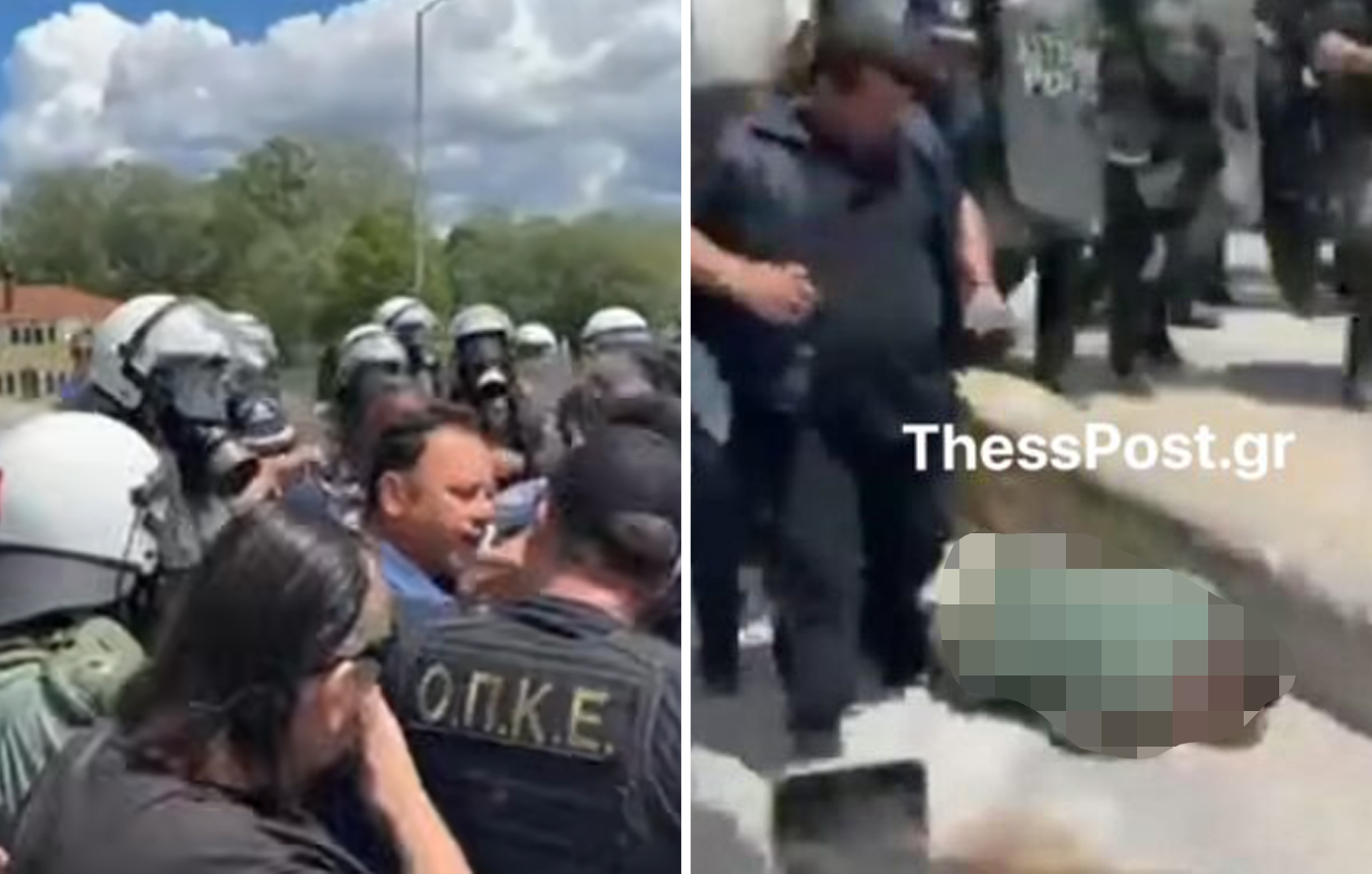 Σέρρες: Επεισόδια στον Προμαχώνα με αγρότες και ΜΑΤ &#8211; Λιποθύμησε αγρότης από τα χημικά