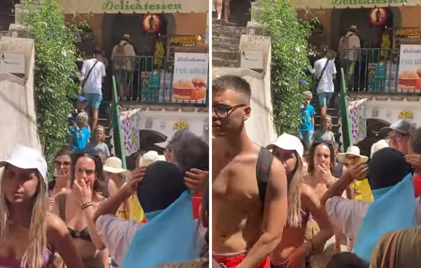Εικόνες τριτοκοσμικού χάους στην Ακτή Αμάλφι: Απόβαση χιλιάδων τουριστών πνίγει την Ιταλική Ριβιέρα