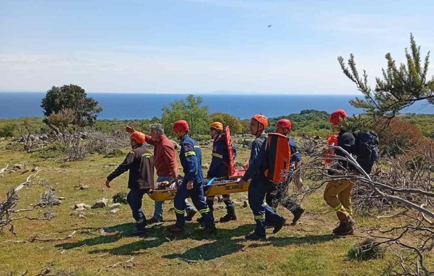 Επιχείρηση διάσωσης στη Σαμοθράκη: Γυναίκα έπεσε στο Ρέμα του Φονιά και τραυματίστηκε &#8211; Δείτε φωτογραφίες