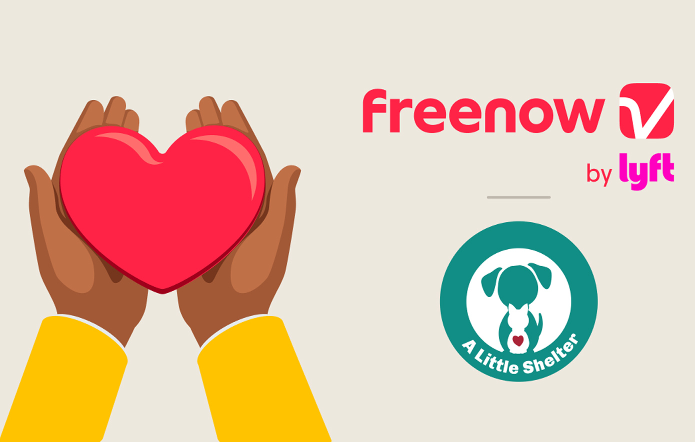 Κάθε διαδρομή, μια πράξη αγάπης: Το Freenow by Lyft γίνεται συνοδοιπόρος του A Little Shelter για τα αδέσποτα ζώα