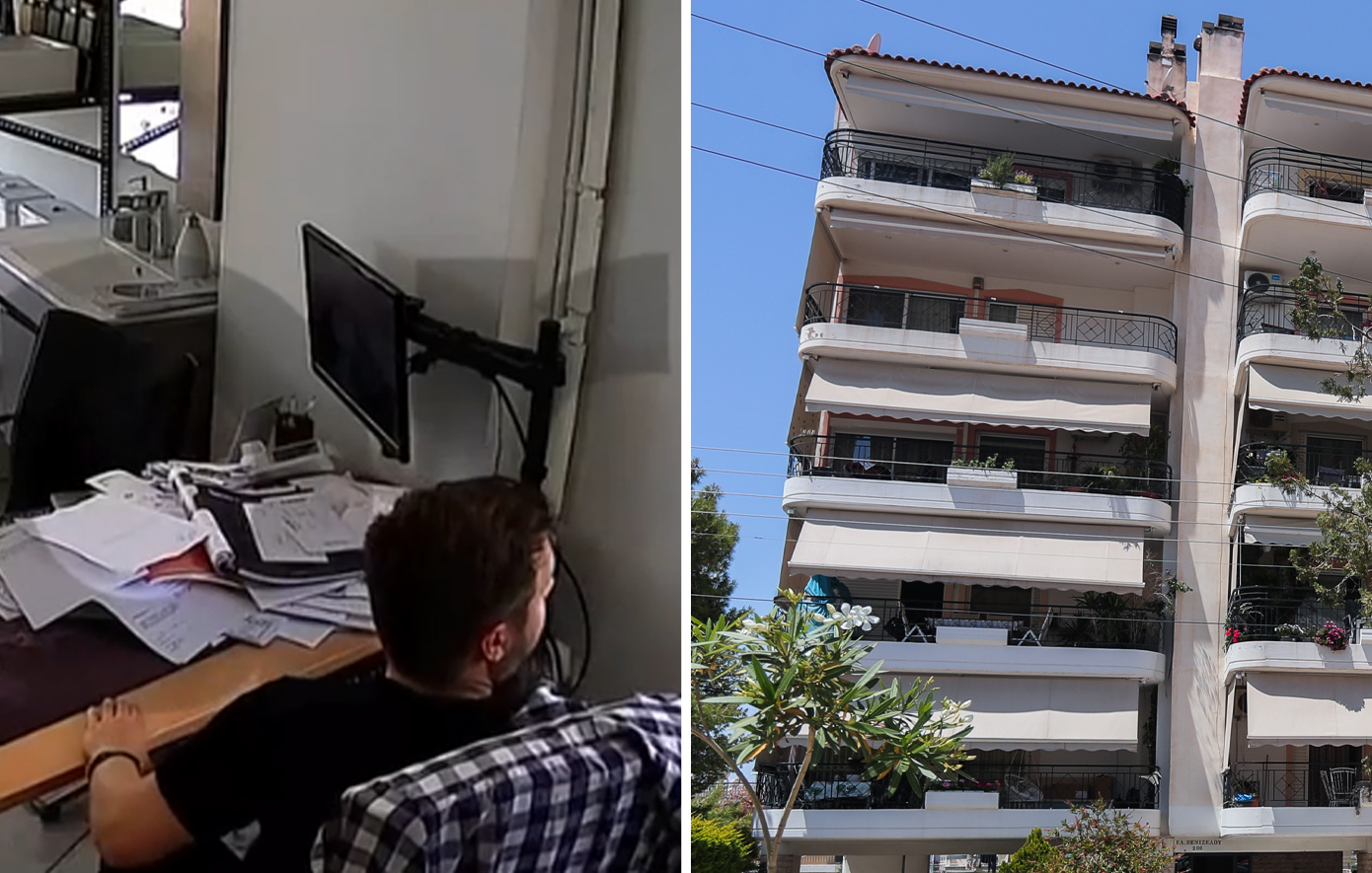 Σκληρό βίντεο από την Ηλιούπολη &#8211; Η στιγμή που πέφτουν οι δύο 17χρονες και τις βλέπει γείτονας