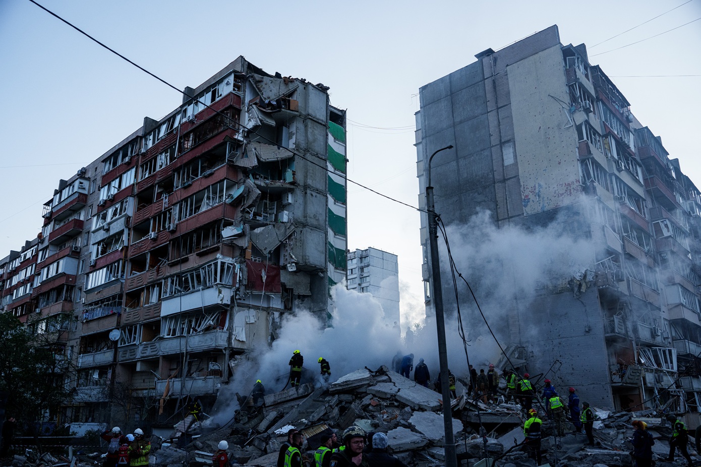 Στους 21 έφτασαν οι νεκροί στην Ουκρανία από τα ρωσικά πλήγματα της Πέμπτης