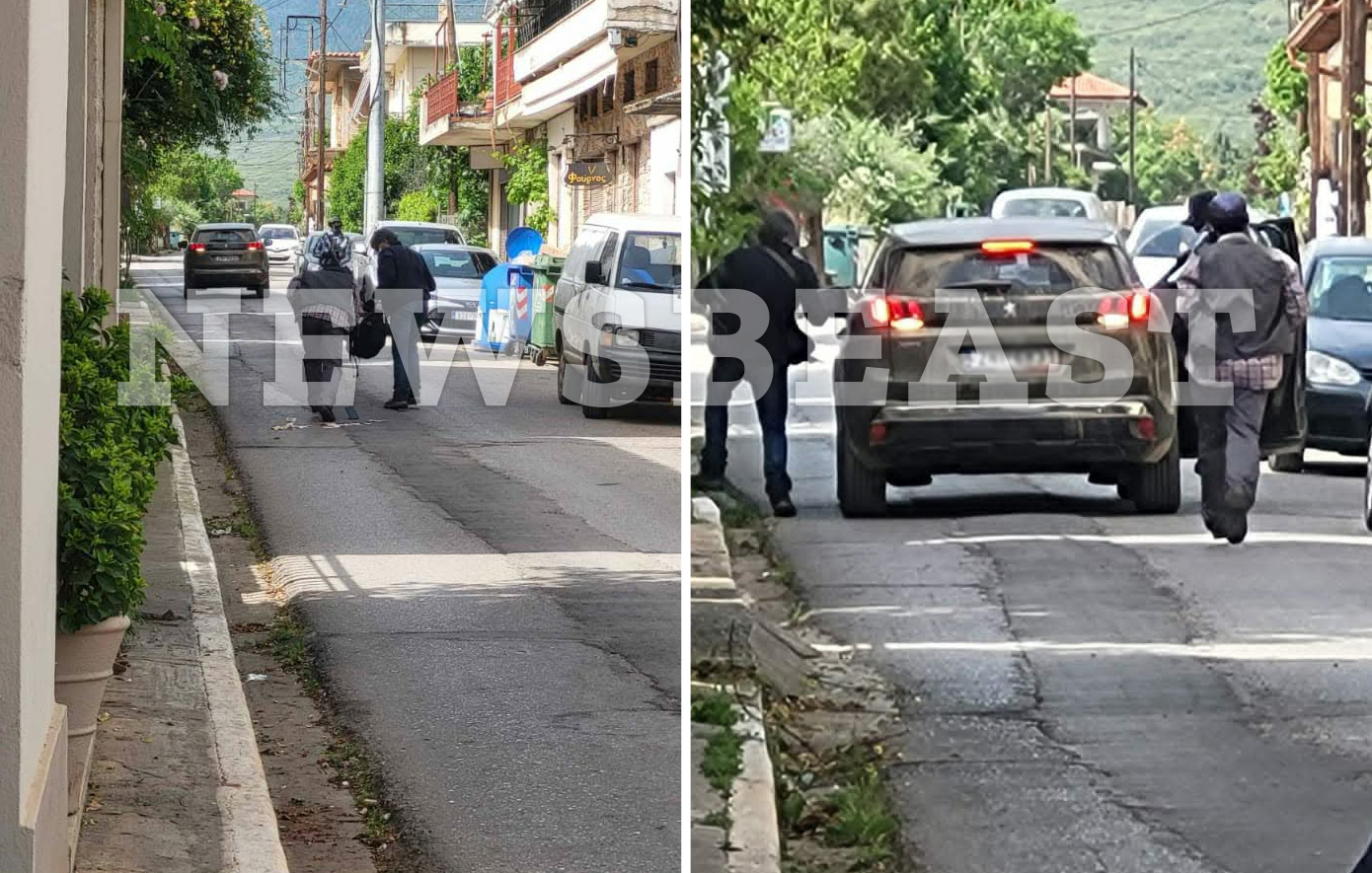 Ληστεία σε τράπεζα στην Κάτω Τιθορέα: Η στιγμή που οι δράστες φεύγουν με 200.000 ευρώ, τους πέφτουν τα λεφτά στον δρόμο