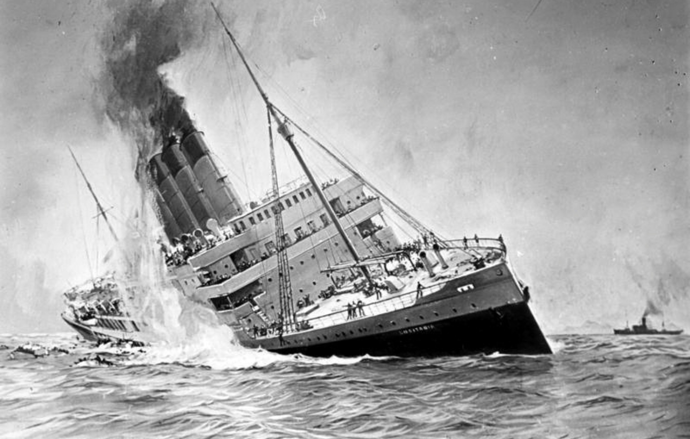 Η βύθιση του «Lusitania» με τους 1.198 νεκρούς