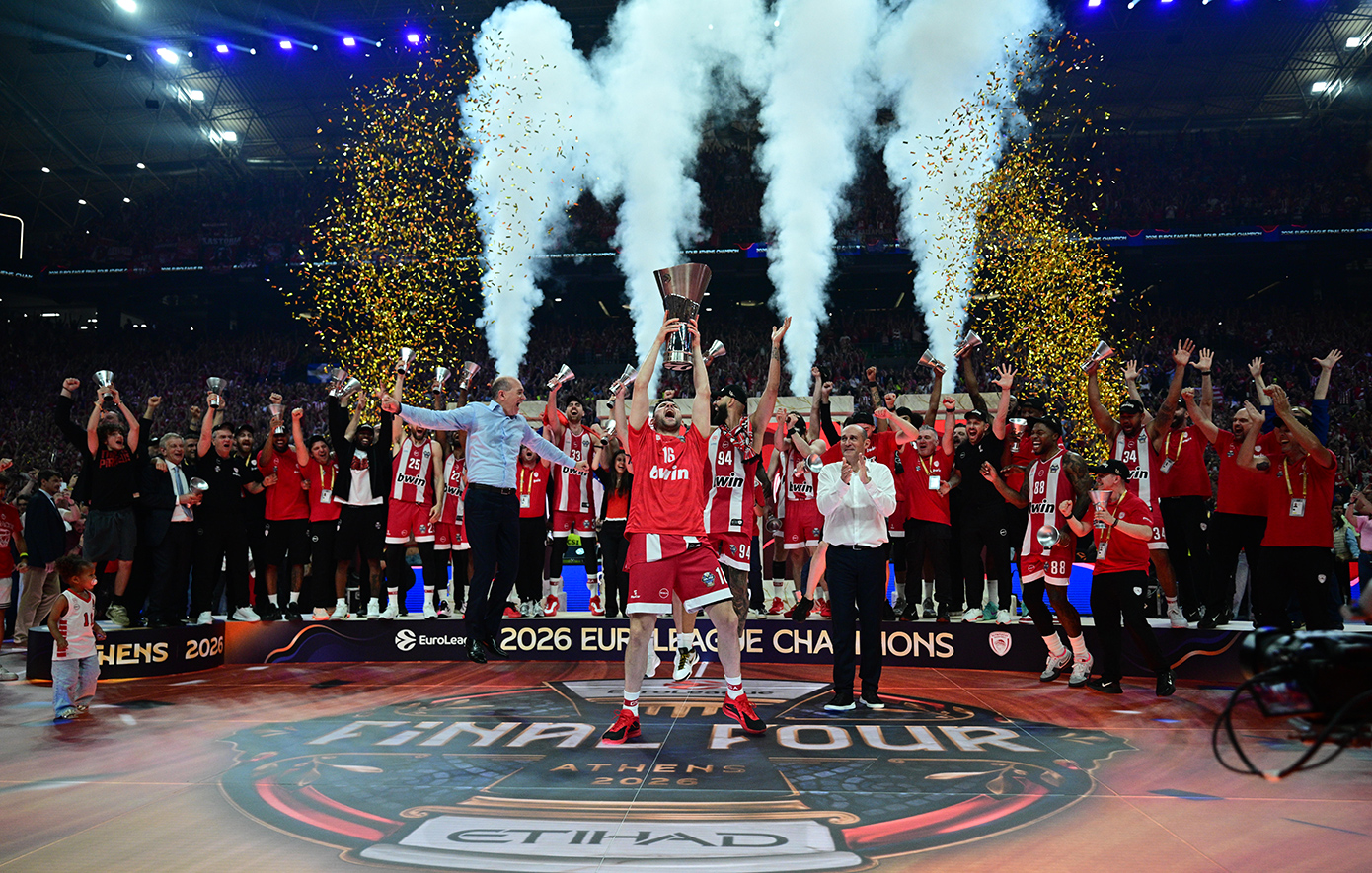 EuroLeague: Το εντυπωσιακό της video για την κατάκτηση του τροπαίου από τον Ολυμπιακό