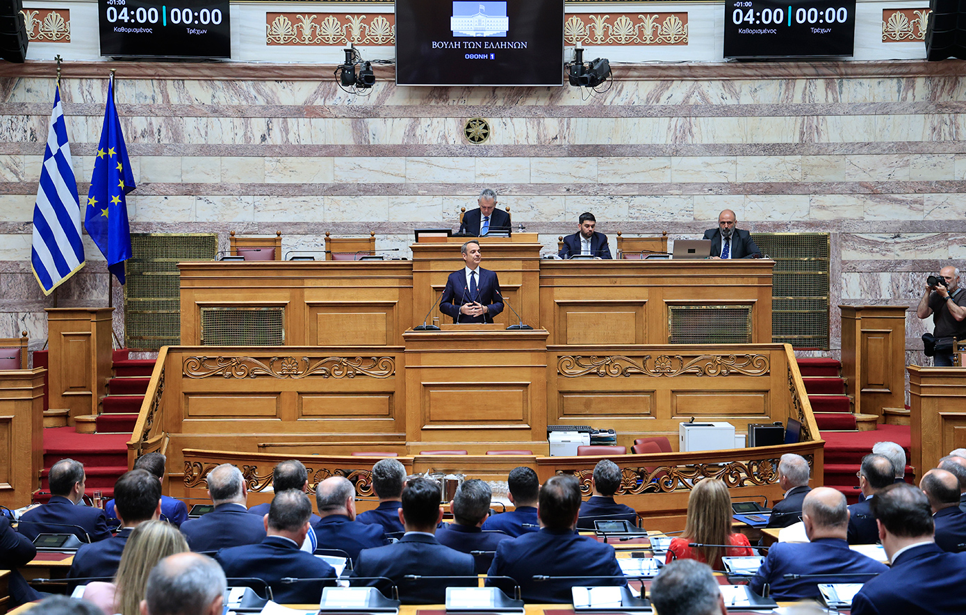 Η ομιλία Μητσοτάκη στη συνεδρίαση της Κοινοβουλευτικής Ομάδας της Νέας Δημοκρατίας στη Βουλή