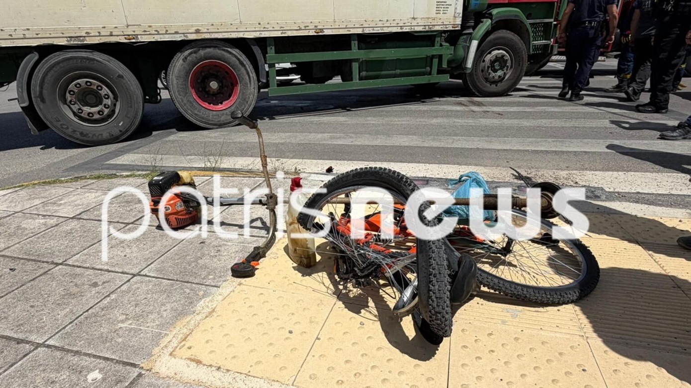 Πύργος: Υπέκυψε ο 55χρονος ποδηλάτης που παρασύρθηκε από φορτηγό