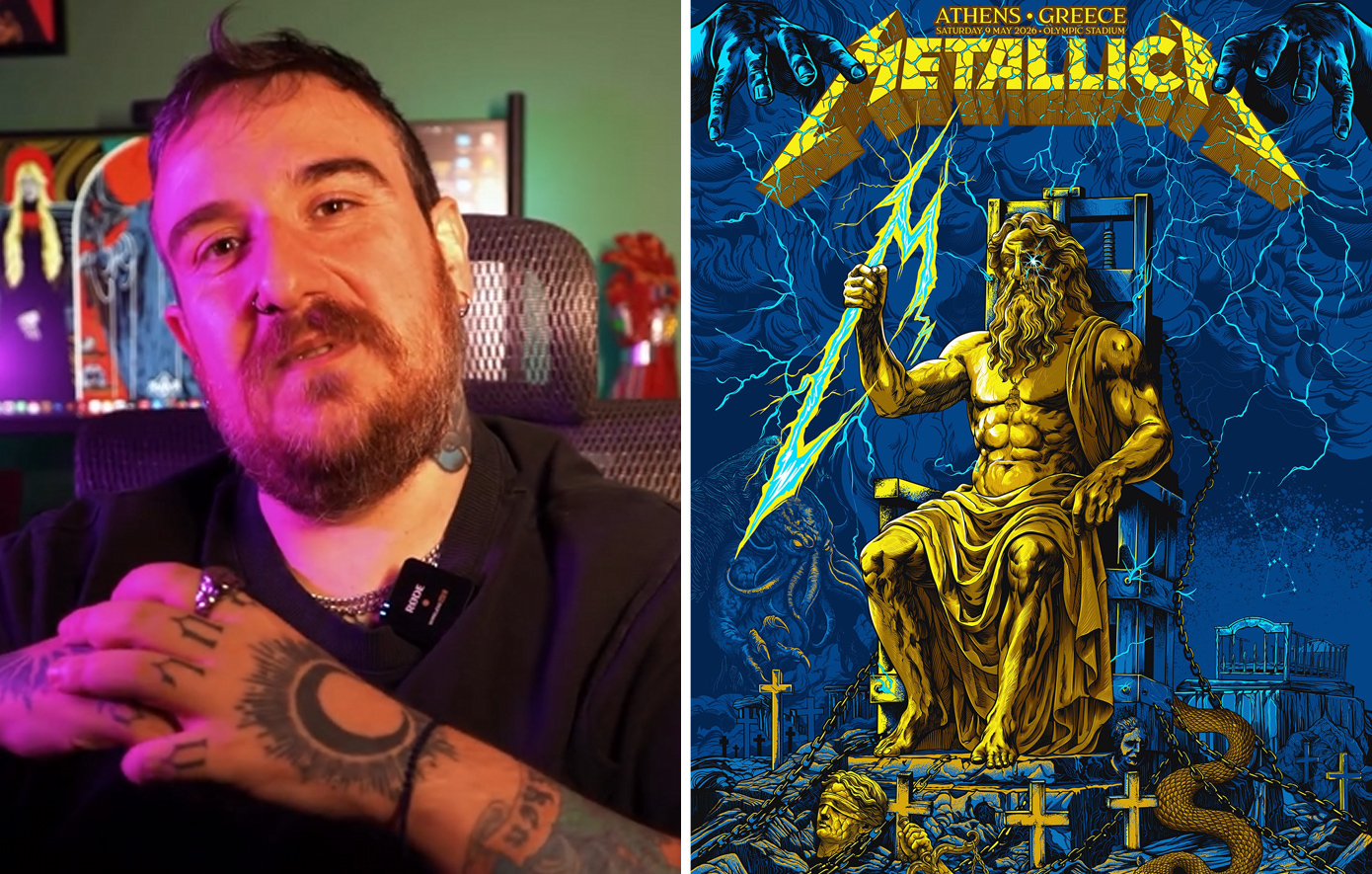 Metallica στην Αθήνα: Ο Έλληνας πίσω από την αφίσα της θρυλικής μπάντας μιλά στο Newsbeast