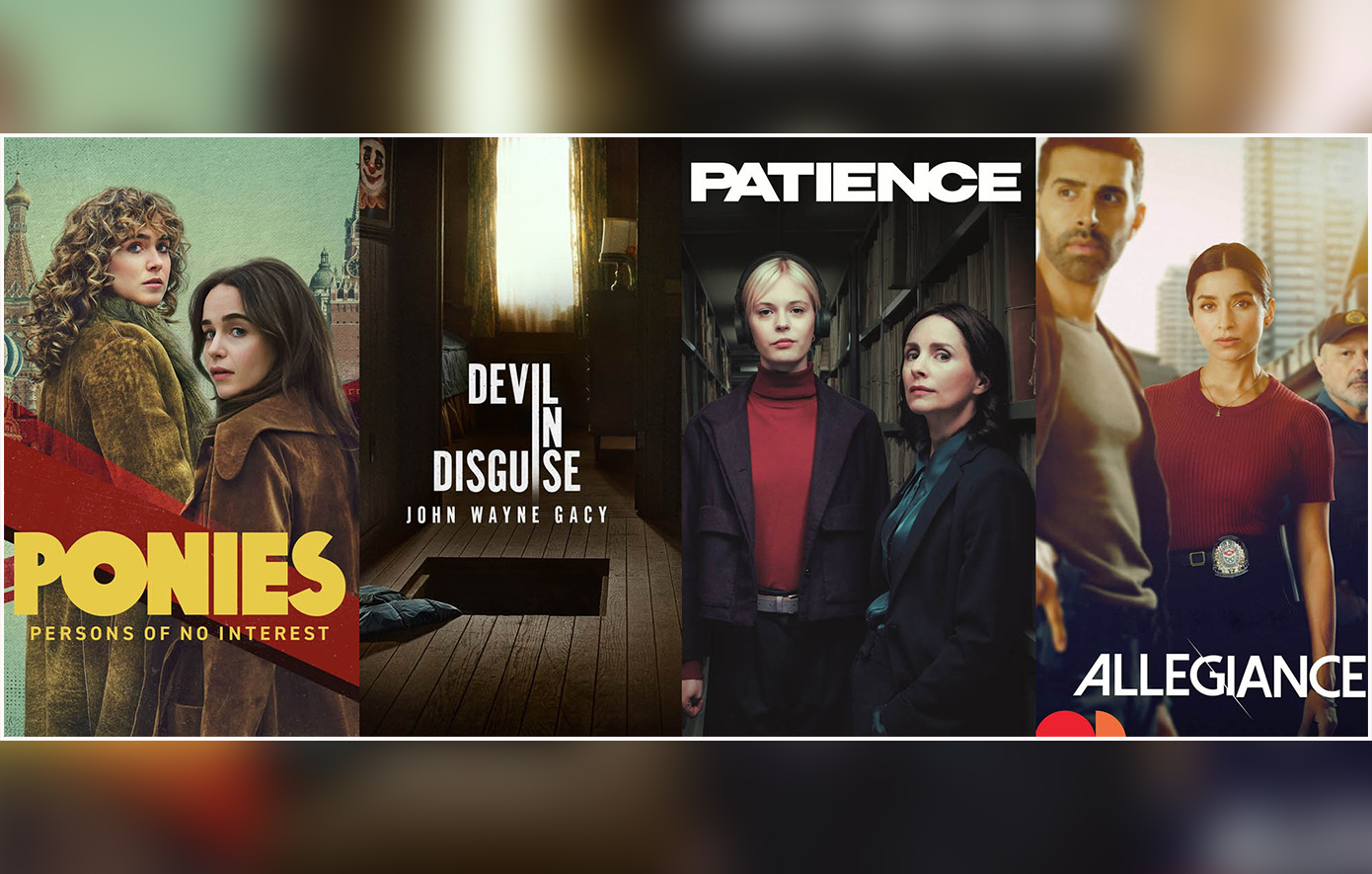 Novacinema: Καθηλώνουν οι νέες σειρές «Ponies», «Devil in Disguise: John Wayne Gacy», «Patience» και ο 3ος κύκλος «Allegiance»