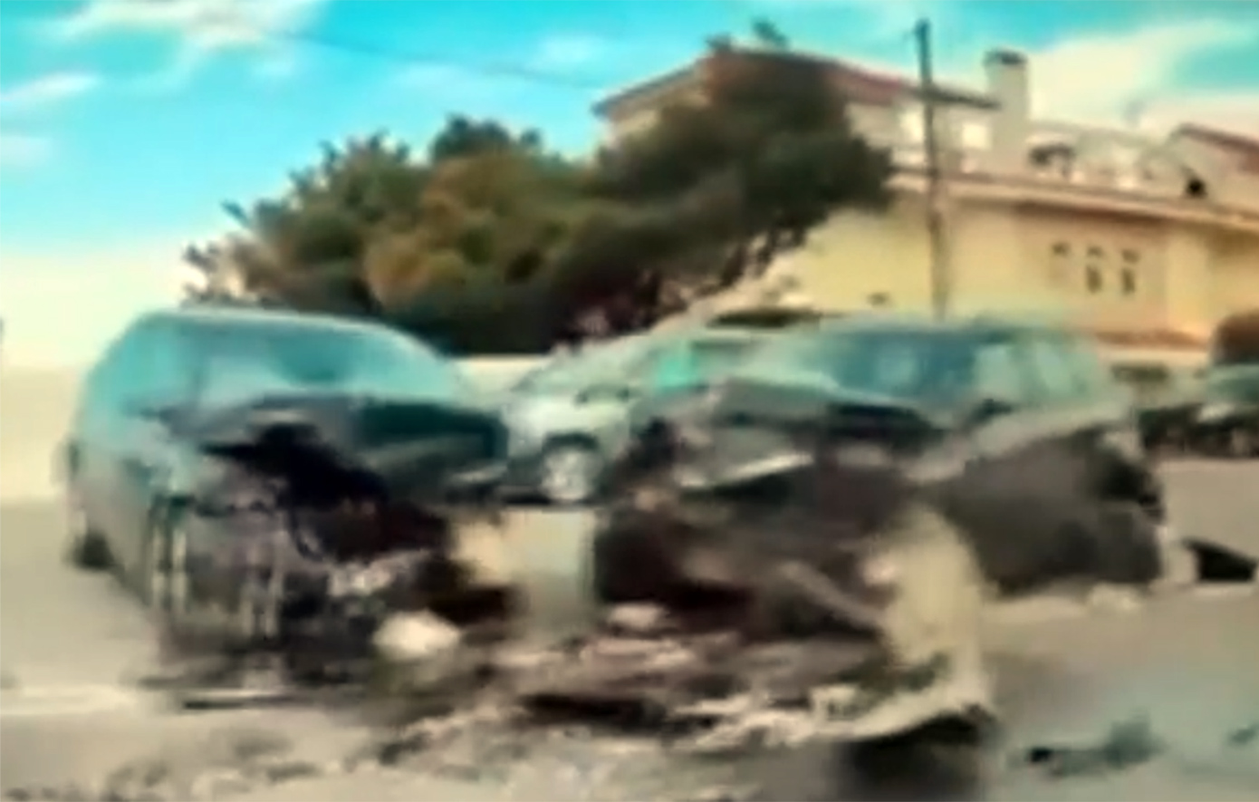 Συγκλονιστικά πλάνα από το δυστύχημα με νεκρό 56χρονο στην Αθηνών-Σουνίου