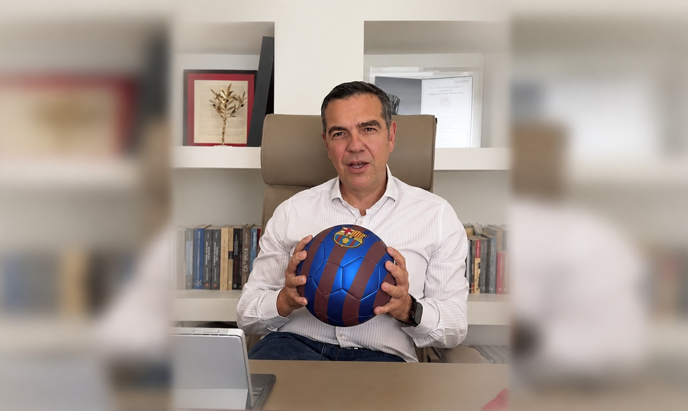 Αλέξης Τσίπρας: «Φτιάχνουμε ομάδα για πρωτάθλημα» &#8211; Με νέο βίντεο στα χρώματα της Μπαρτσελόνα προανήγγειλε το νέο κόμμα