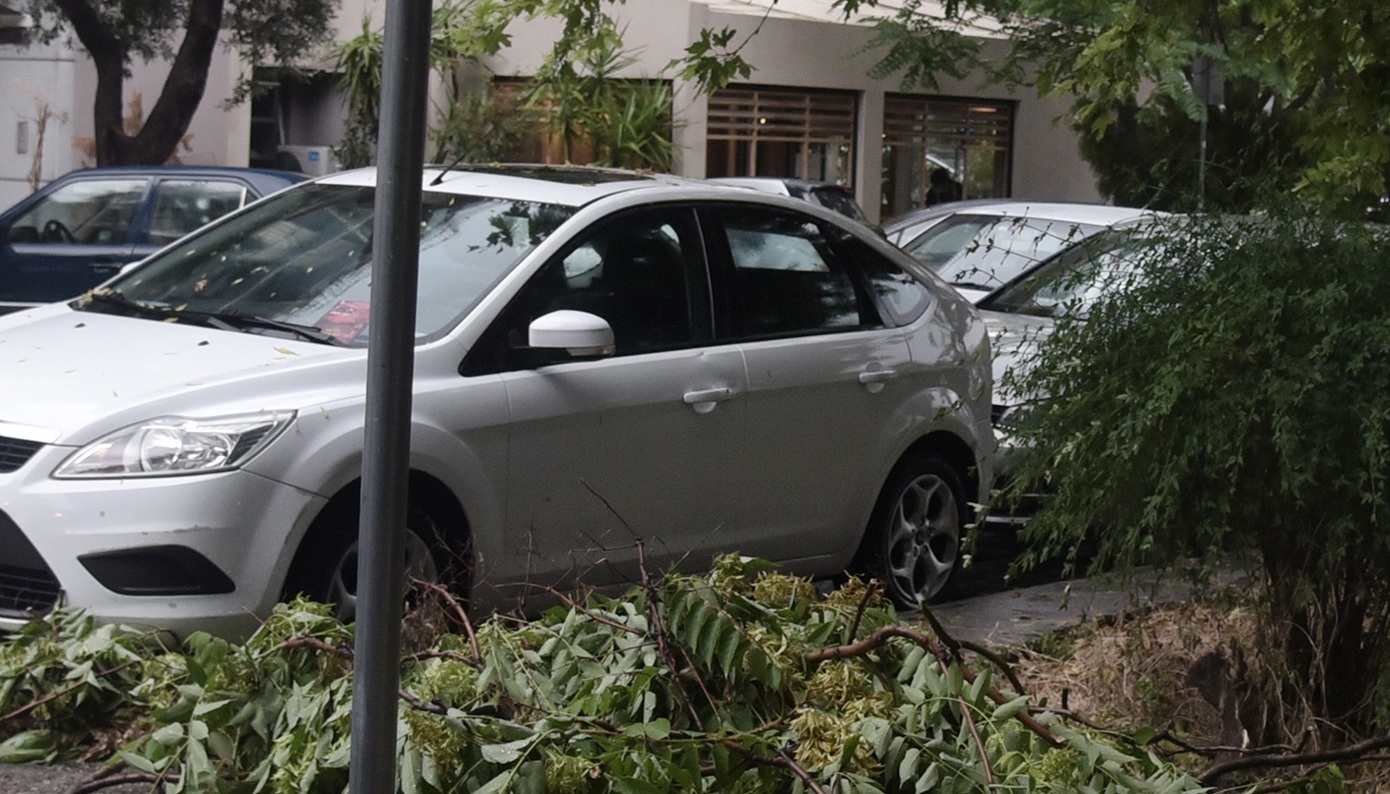 Κυκλοφοριακό πρόβλημα στη Λένορμαν μετά από πτώση κλαδιών στα καλώδια του τρόλεϊ