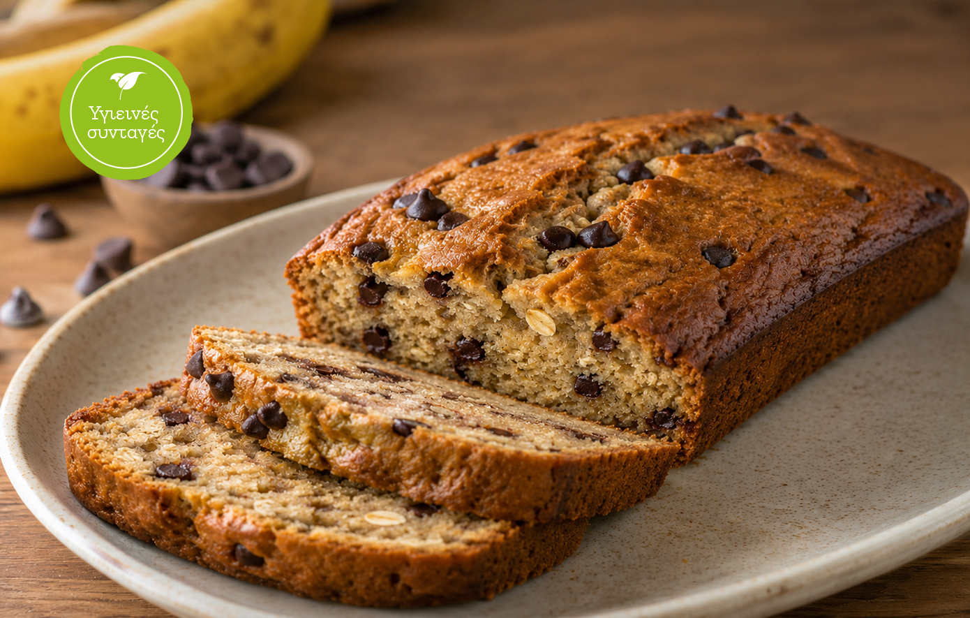 Banana bread με γιαούρτι