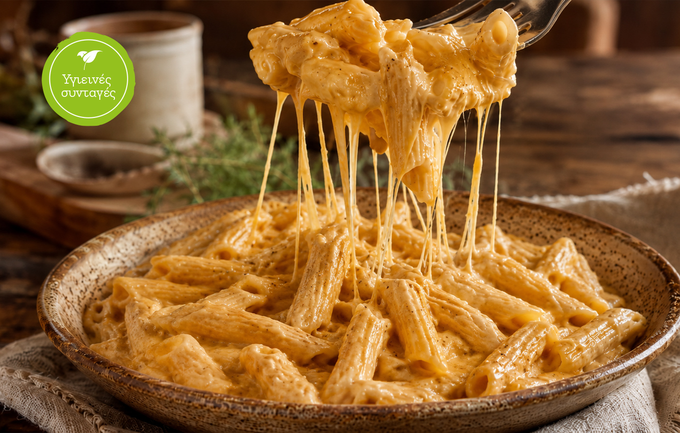 Light mac ‘n’ cheese με λαχανικά
