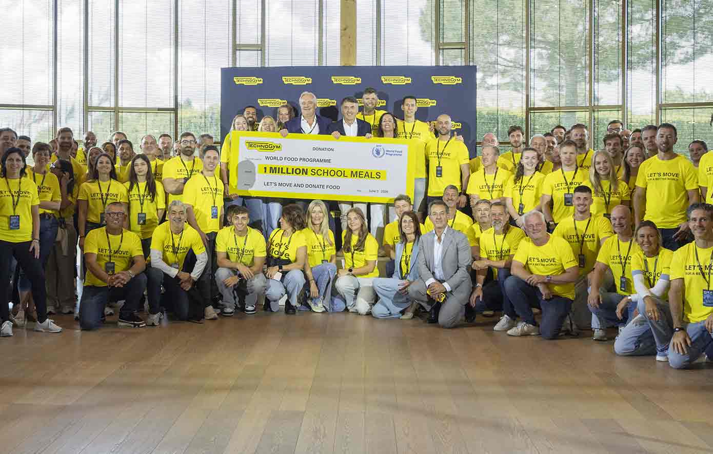 Τεράστια επιτυχία για την καμπάνια της Technogym «Let’s Move &amp; Donate Food»: Δόθηκαν 1 εκατομμύριο σχολικά γεύματα σε παιδιά που έχουν ανάγκη