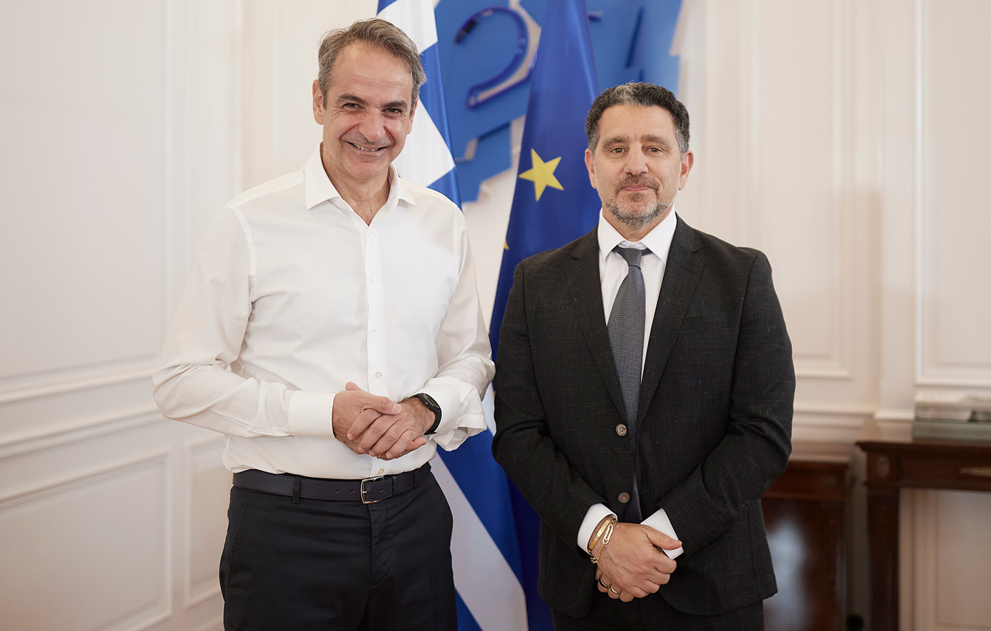 Συνάντηση Κυριάκου Μητσοτάκη με τον Senior Vice President της Amazon &#8211; Στο επίκεντρο η νέα Local Zone της Amazon Web Services στην Αθήνα