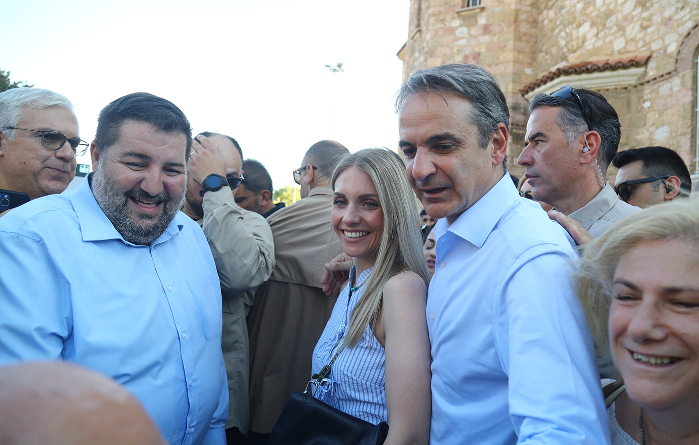 Στο Αιγάλεω ο Κυριάκος Μητσοτάκης