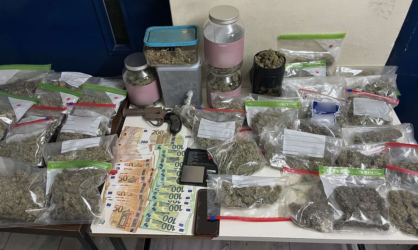 Πάνω από 6 κιλά κάνναβης εντοπίστηκαν σε συνεργείο αυτοκινήτων στη Νέα Χαλκηδόνα &#8211; Έγιναν δύο συλλήψεις