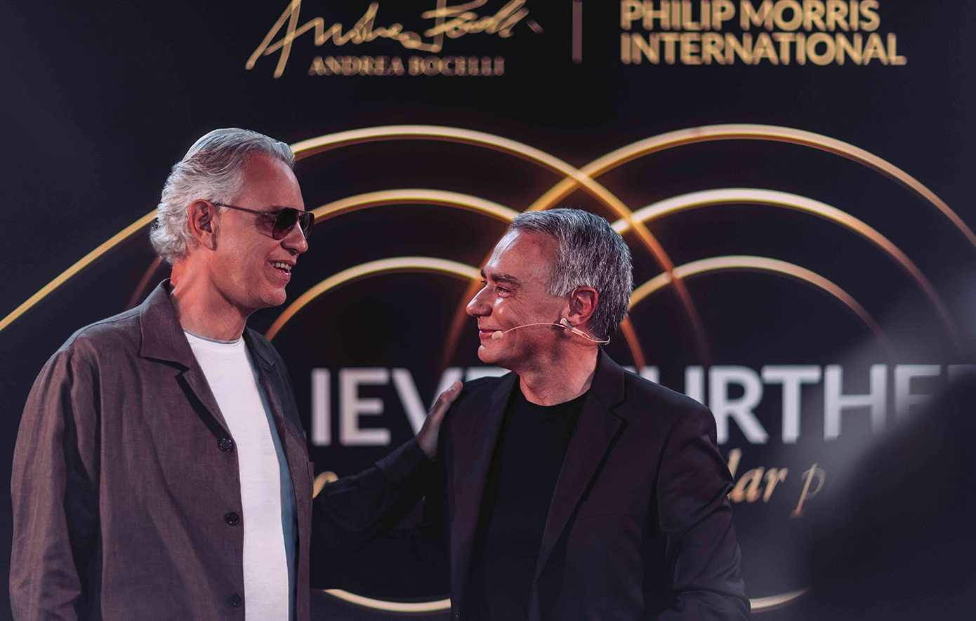 ΠΑΠΑΣΤΡΑΤΟΣ_Η Philip Morris International και ο Andrea Bocelli παρουσίασαν την πλατφόρμα “Believe. Further”