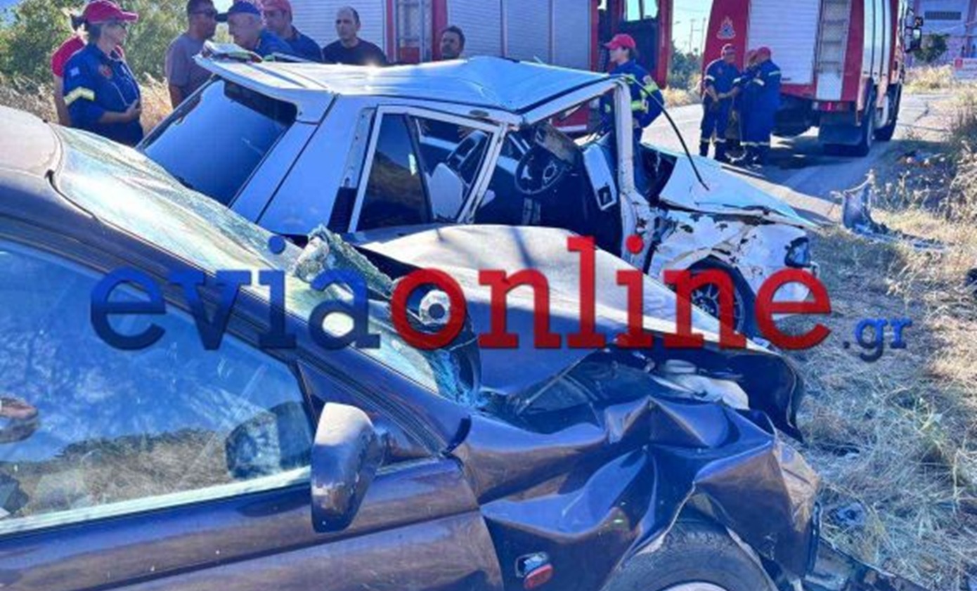 Τροχαίο με 4 τραυματίες στην περιοχή της Δροσιάς Χαλκίδας &#8211; Δείτε βίντεο και φωτογραφίες