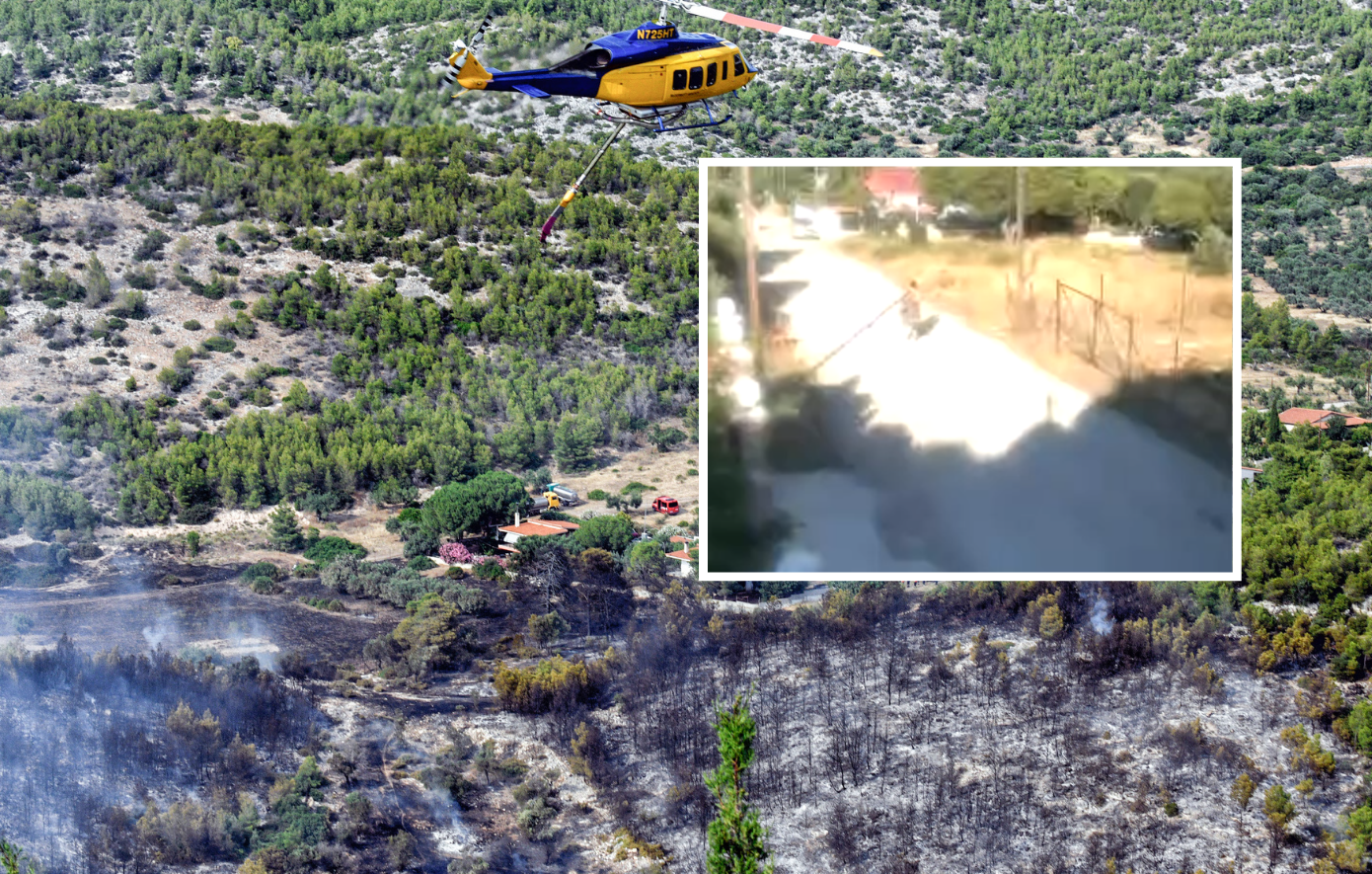 Κόρινθος: Βίντεο δείχνει την 57χρονη τη στιγμή που βάζει φωτιά