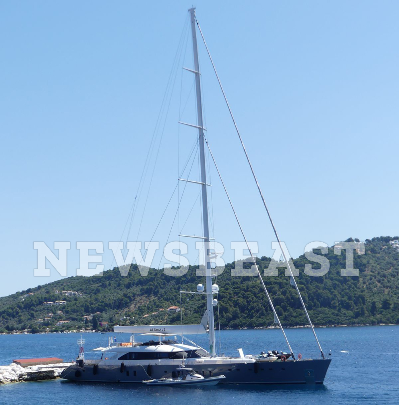 Το εντυπωσιακό sailing superyacht του μεγιστάνα της τεχνολογίας, Ron Zuckerman, στη Σκιάθο