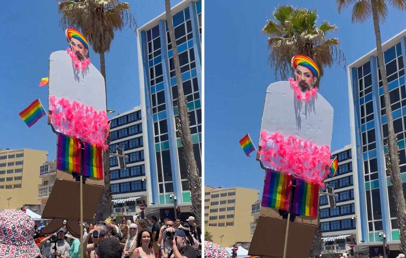 Το Pride του Τελ Αβίβ επέστρεψε μετά από χρόνια αποχής &#8211; Ομοίωμα του Χαμενεΐ με μακιγιάζ σε χρώματα ΛΟΑΤΚΙ προκαλεί σάλο