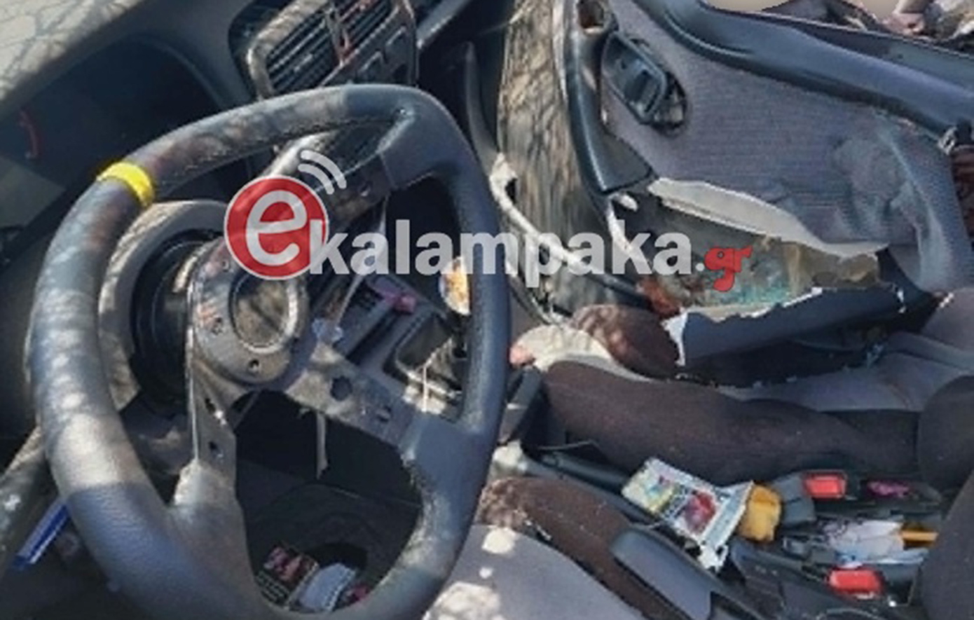 Φρικτός θάνατος για 22χρονο στην Καλαμπάκα &#8211; Ήταν συνοδηγός στο αυτοκίνητο που οδηγούσε φίλος του