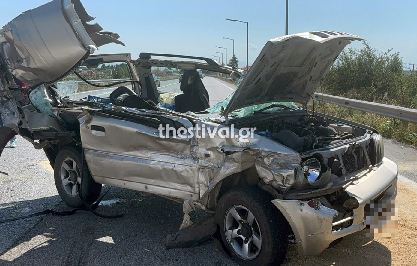 Σοκαριστικές εικόνες μετά από τροχαίο στα διόδια των Μαλγάρων &#8211; Νεκρή 70χρονη, τραυματίστηκε ο σύζυγός της