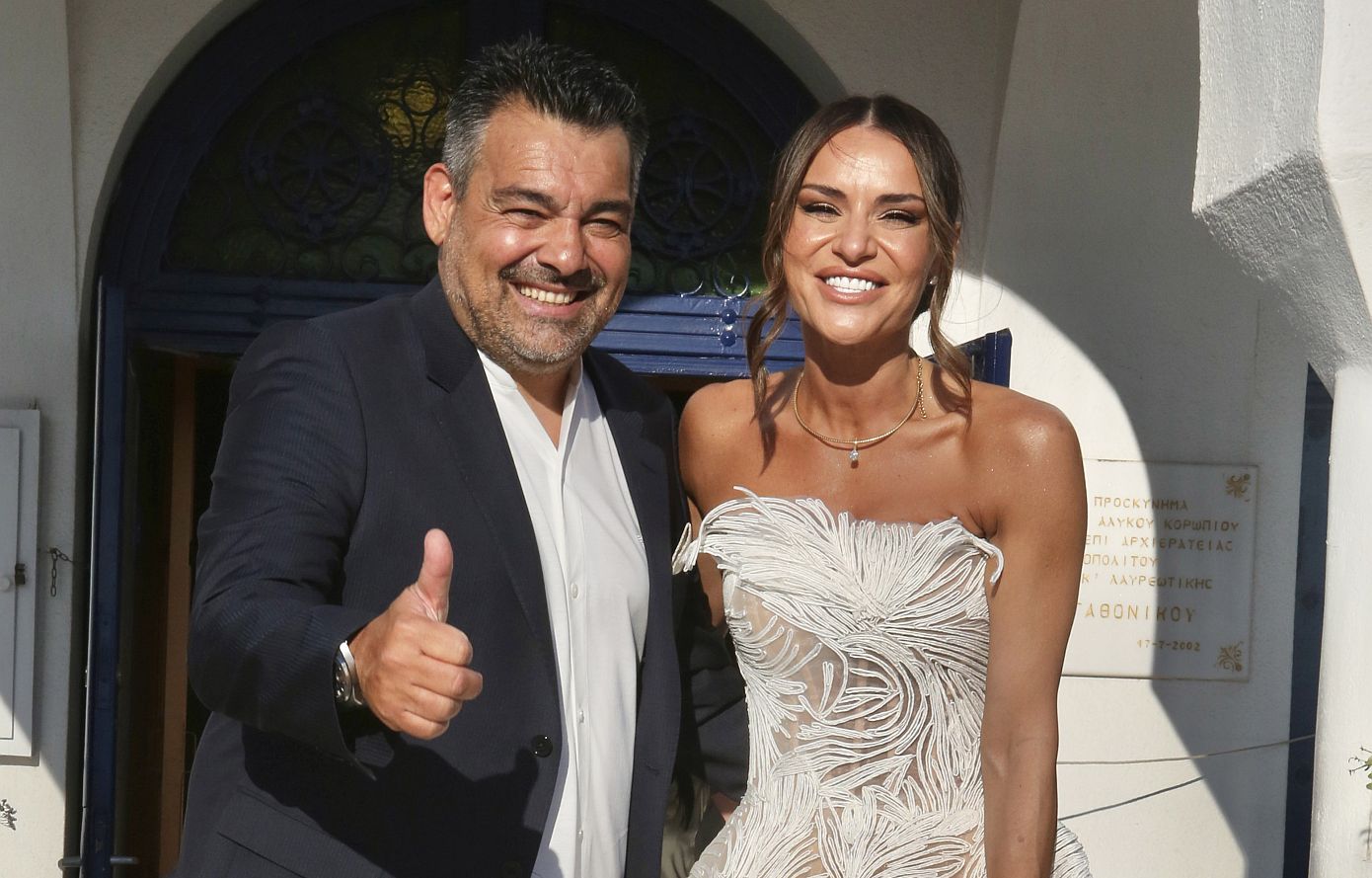 Η Ελένη Τσολάκη βάφτισε την κόρη της στο Λαγονήσι &#8211; Δείτε φωτογραφίες