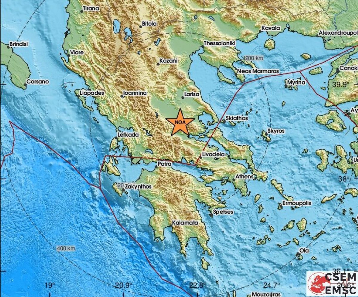 Σεισμός τώρα στον Δομοκό
