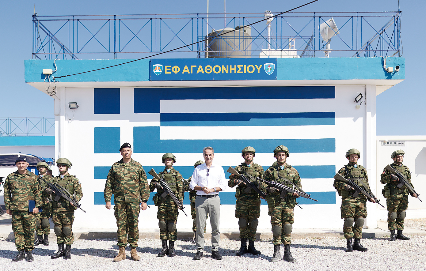K. Μητσοτάκης από Αγαθονήσι: Θα εμποδίσουμε τους άθλιους διακινητές να εκμεταλλεύονται απελπισμένους