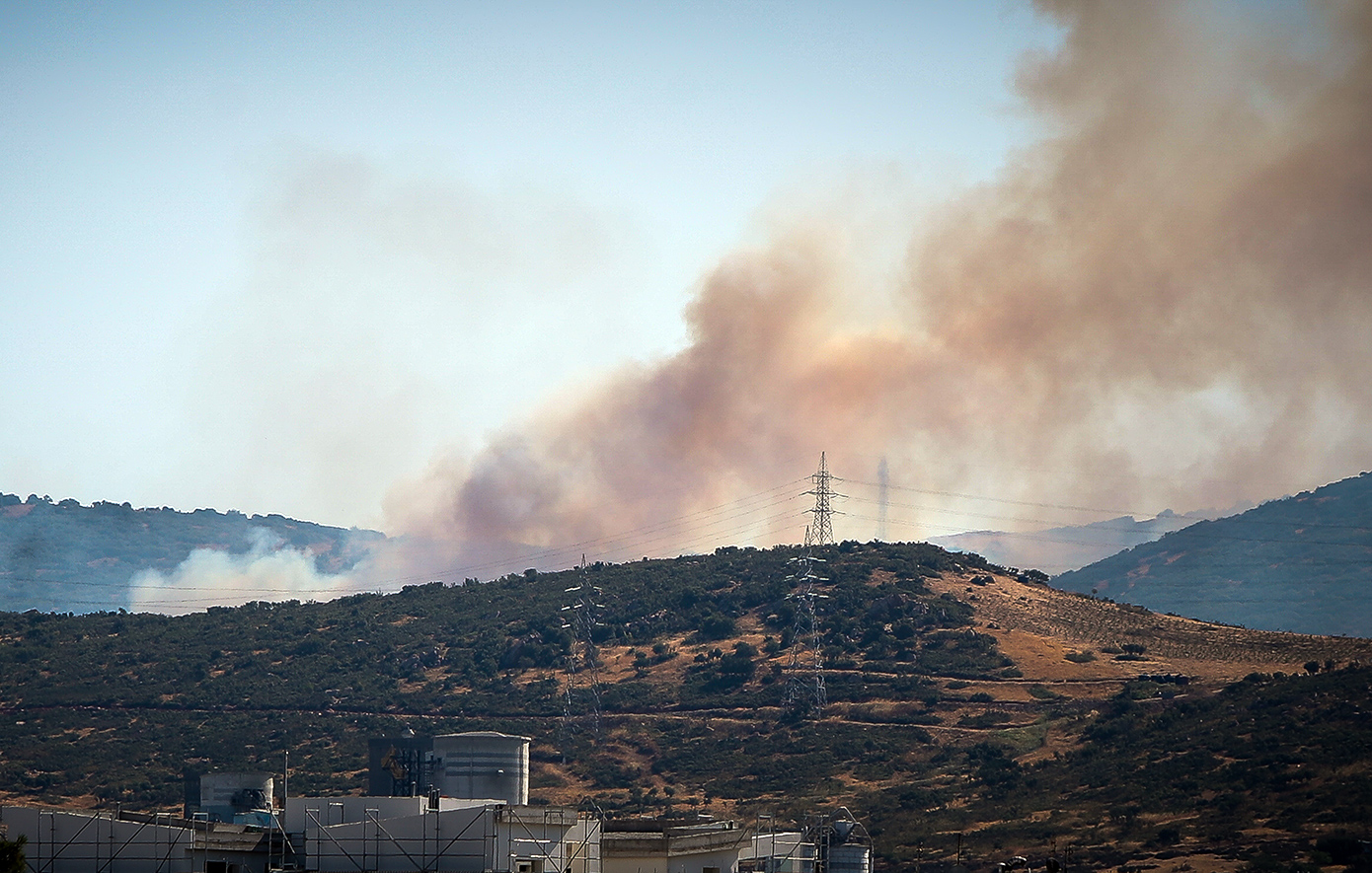 Φωτιά τώρα στο Δερβένι Θεσσαλονίκης &#8211; Ήχησε το 112, ενισχύονται οι πυροσβεστικές δυνάμεις